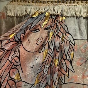 Vintage Silk/Denim Look Graphics Set